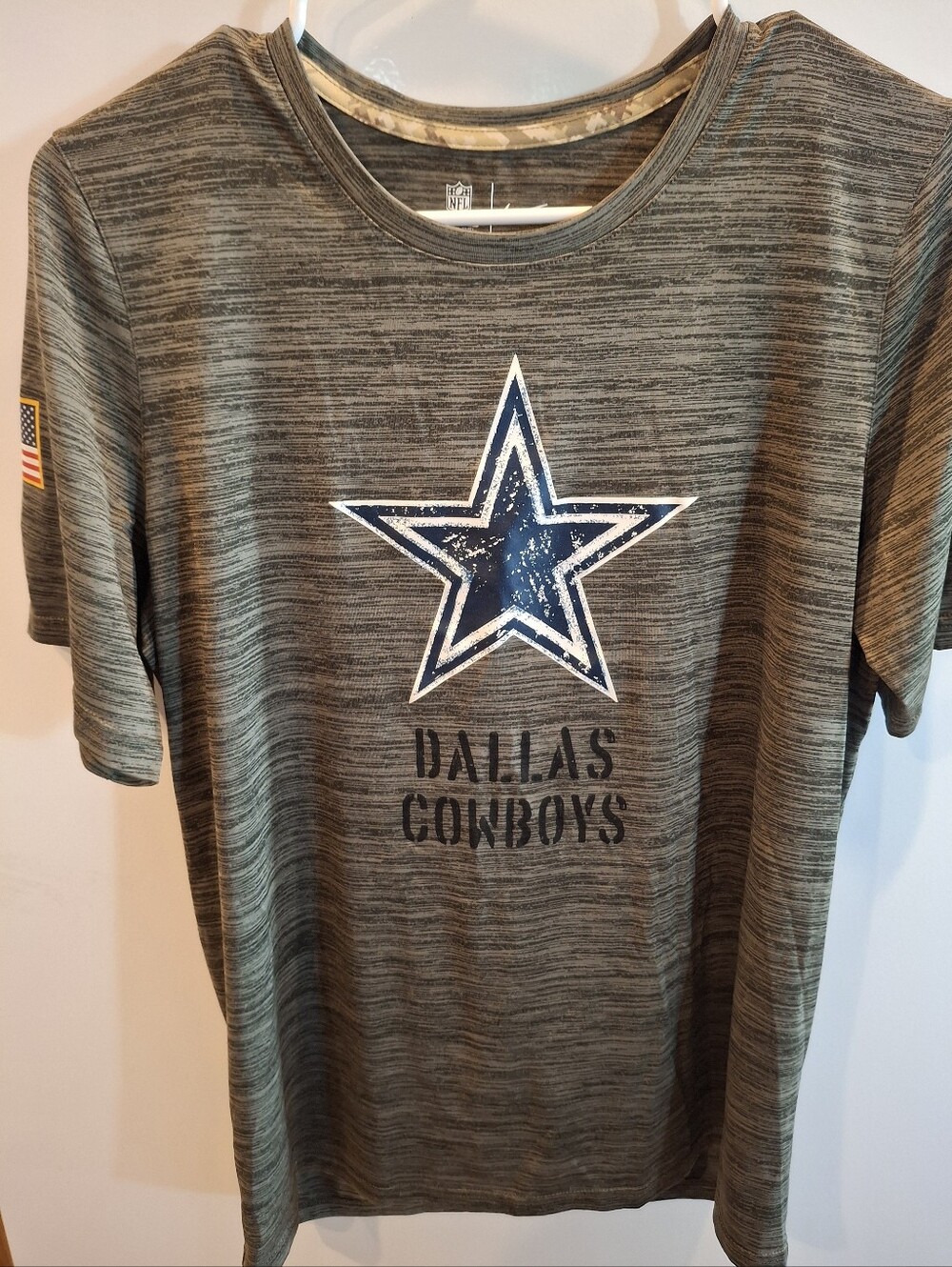Nike Kids Gray Dallas Cowboys Short-Sleeve Tee with Navy Star